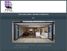 Tablet Screenshot of fpgconstruction.com